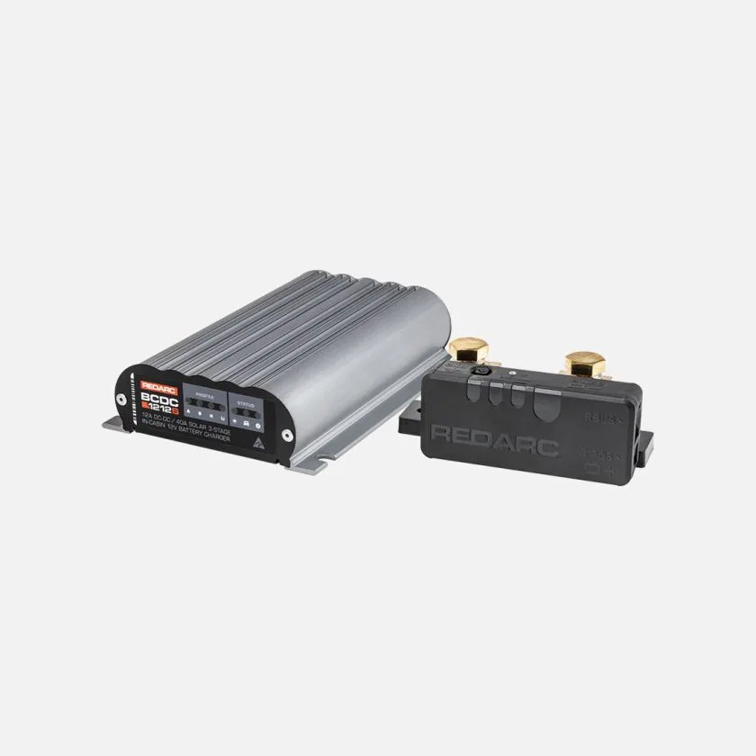 TRAILERPOWERKIT1-NA – REDARC Battery Charger, For 12 Volt Vehicle Systems 40 Amp Solar Panel Charger And 12 Amp Tow V...